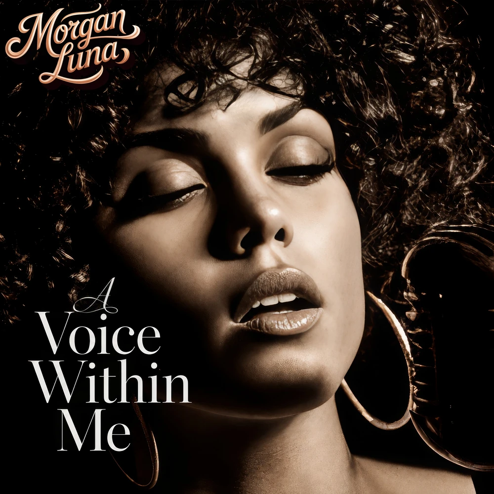 A Voice Within Me by Morgan Luna album cover