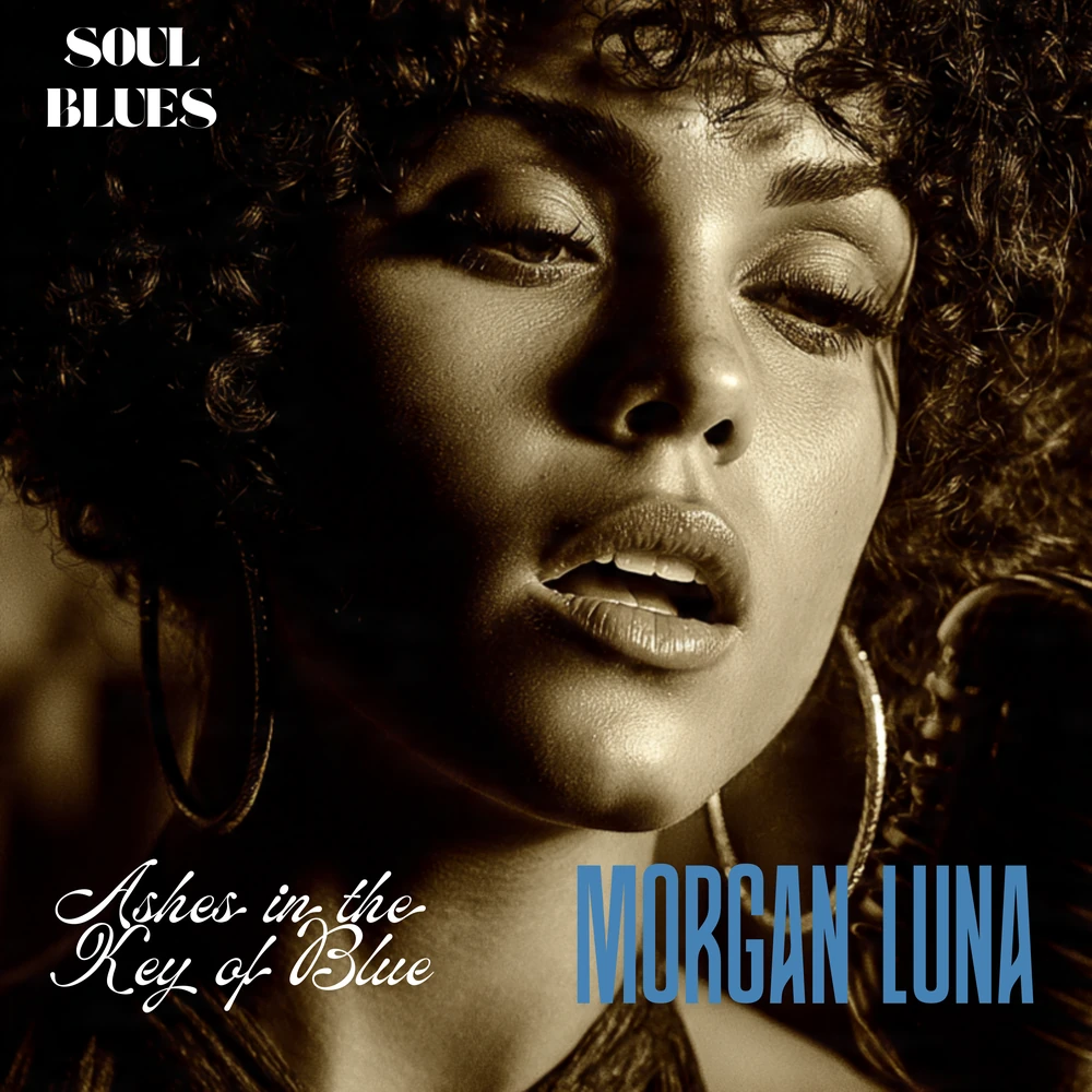 Ashes in the Key of Blue by Morgan Luna album cover