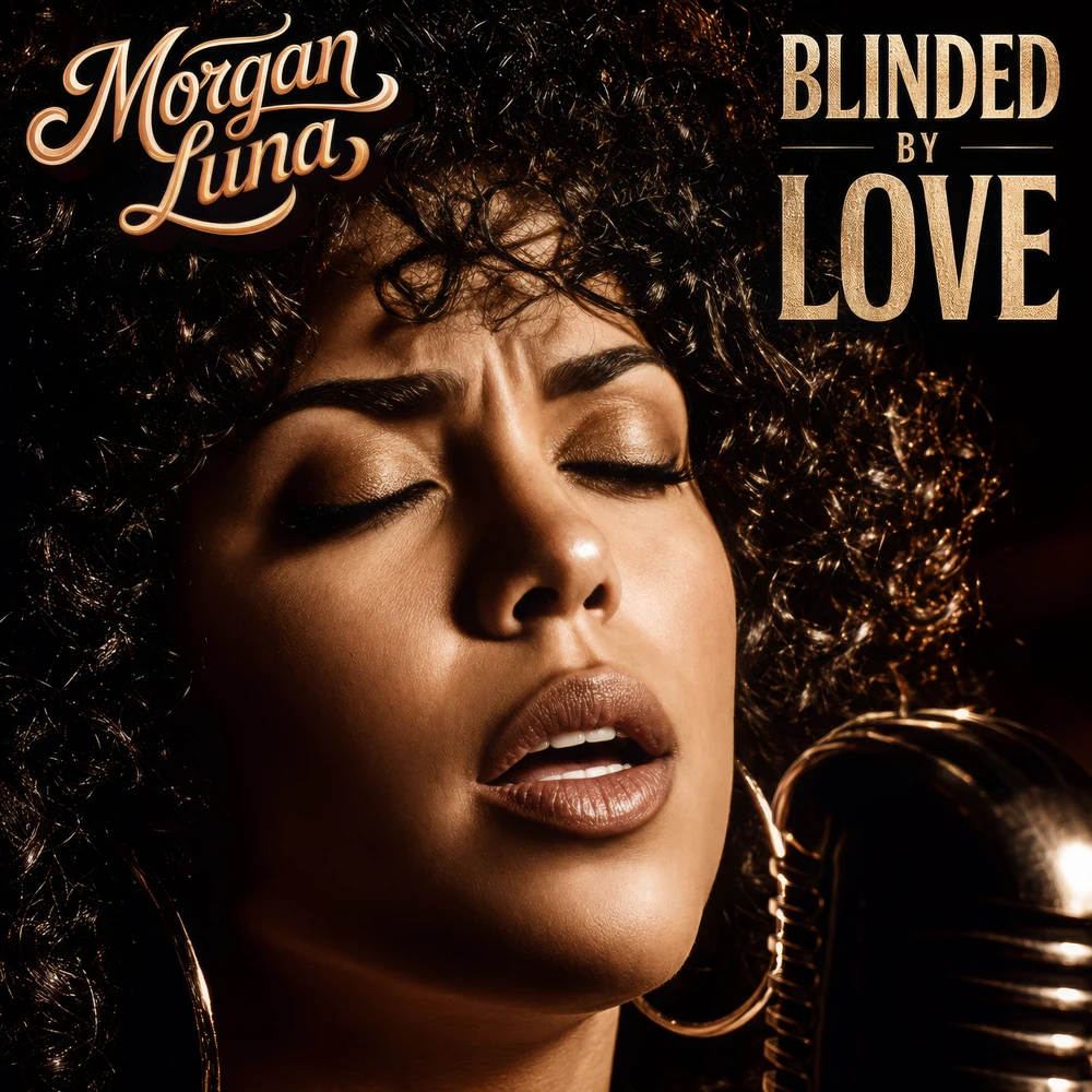 Blinded by Love by Morgan Luna album cover