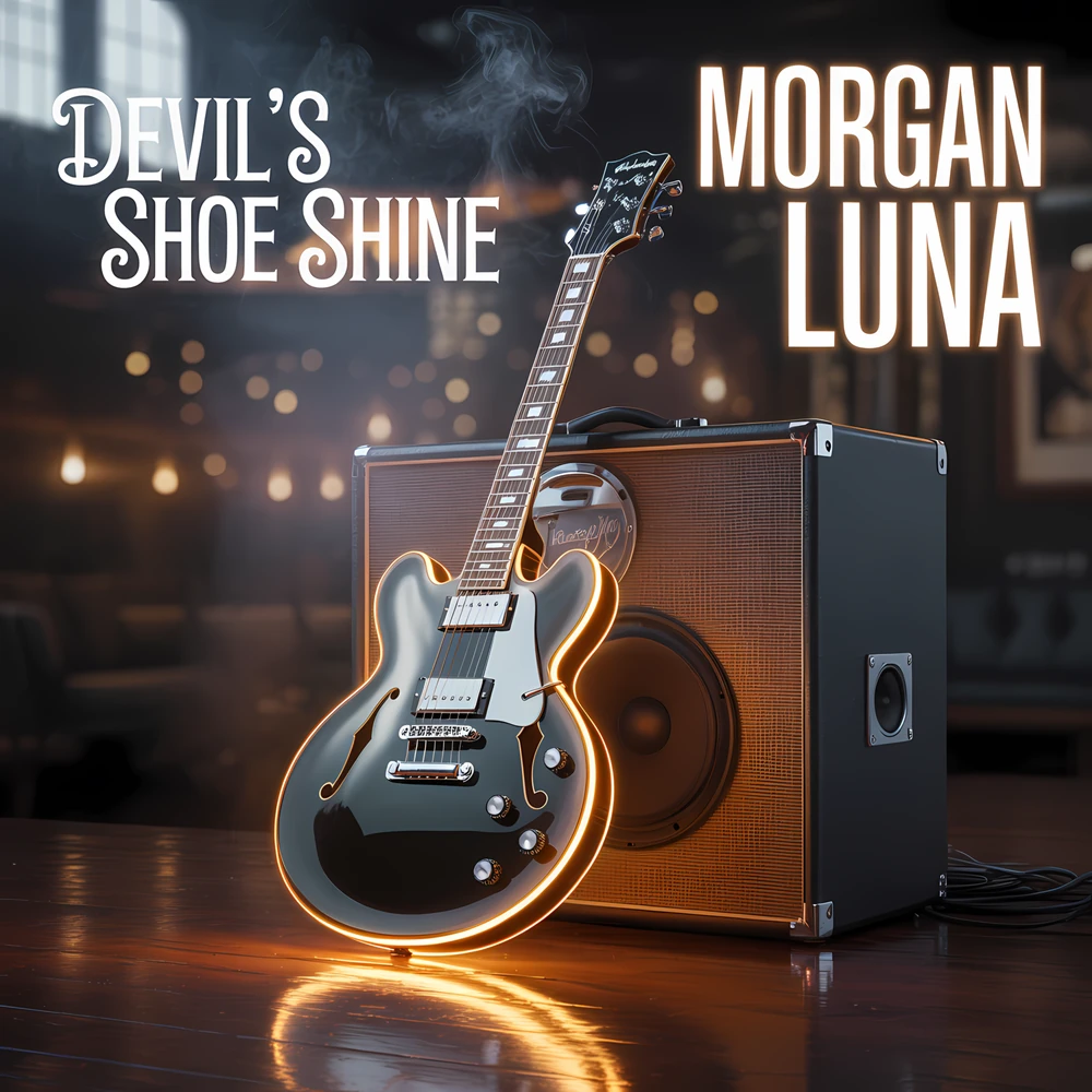Devil’s Shoe Shine by Morgan Luna album cover