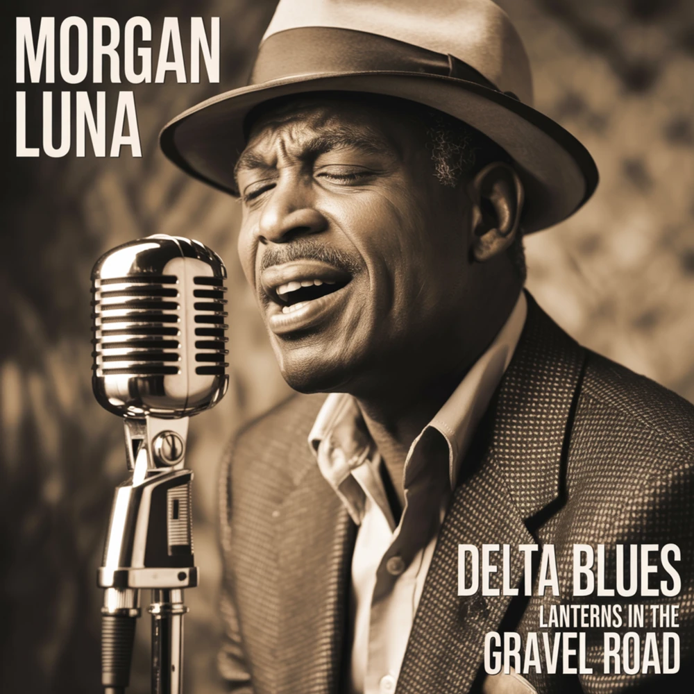 Lanterns in the Gravel Road by Morgan Luna album cover