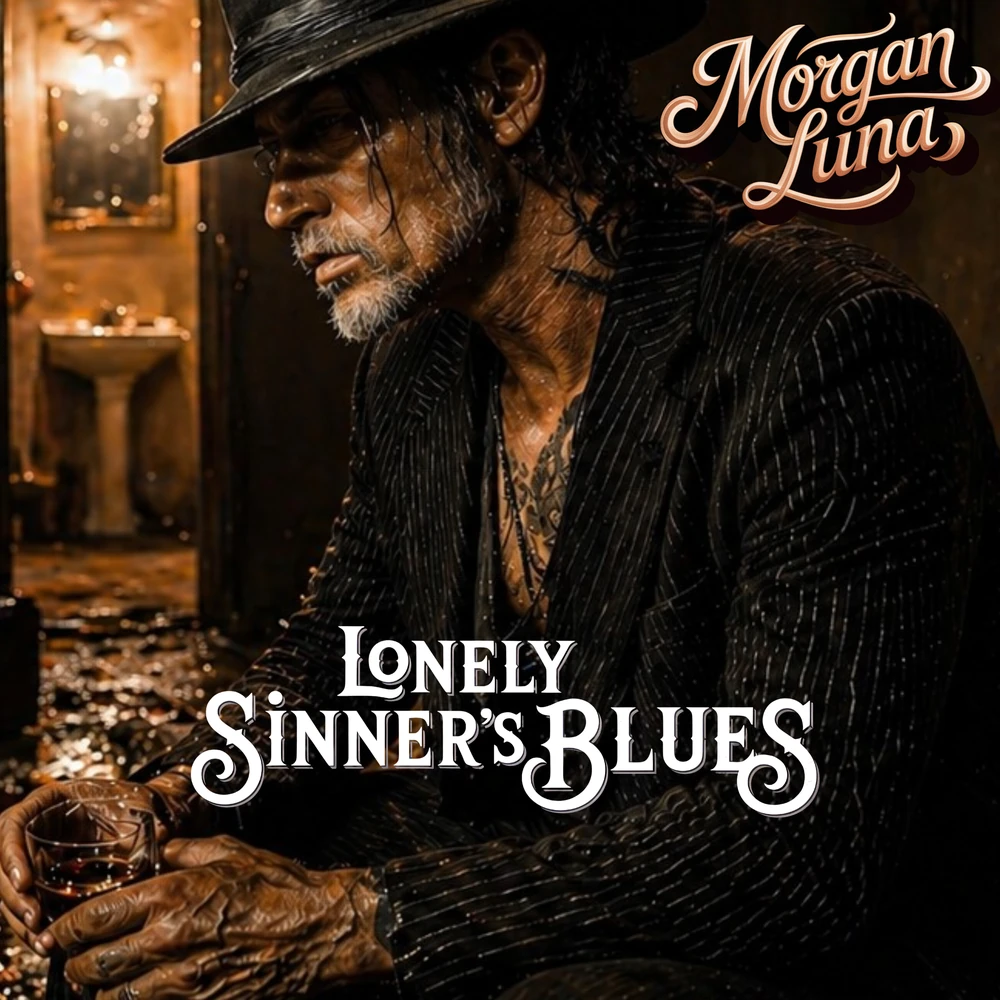 Lonely Sinner’s Blues by Morgan Luna album cover