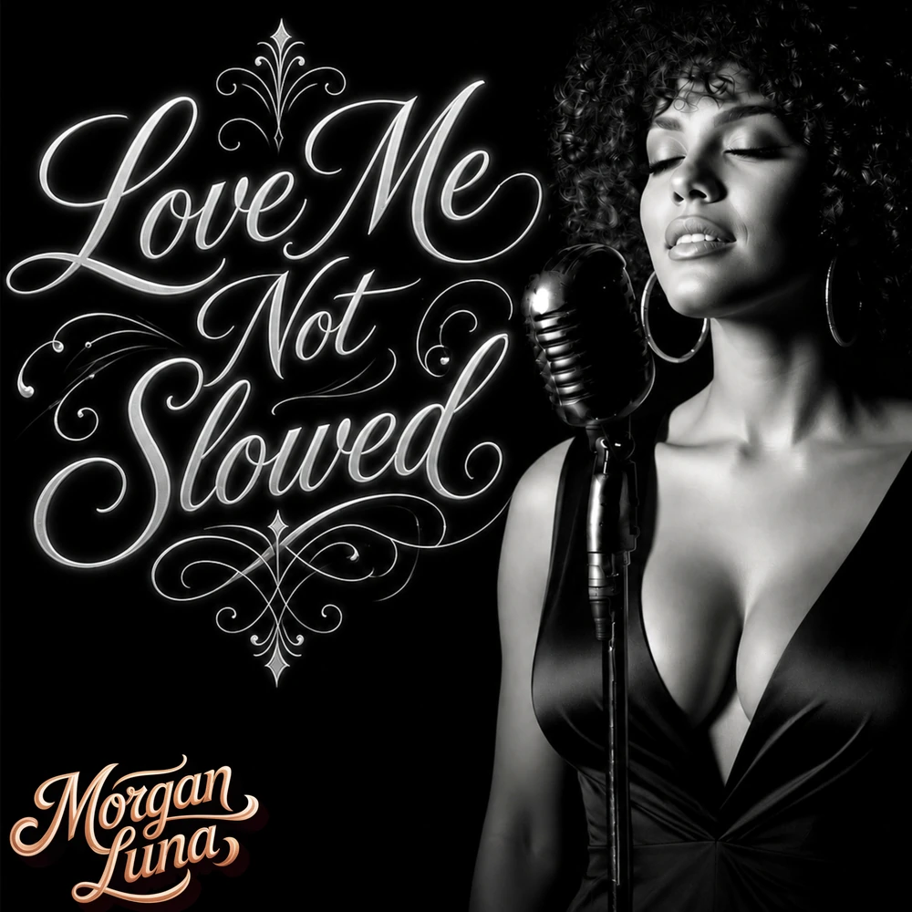 Love Me Not Slowed by Morgan Luna album cover