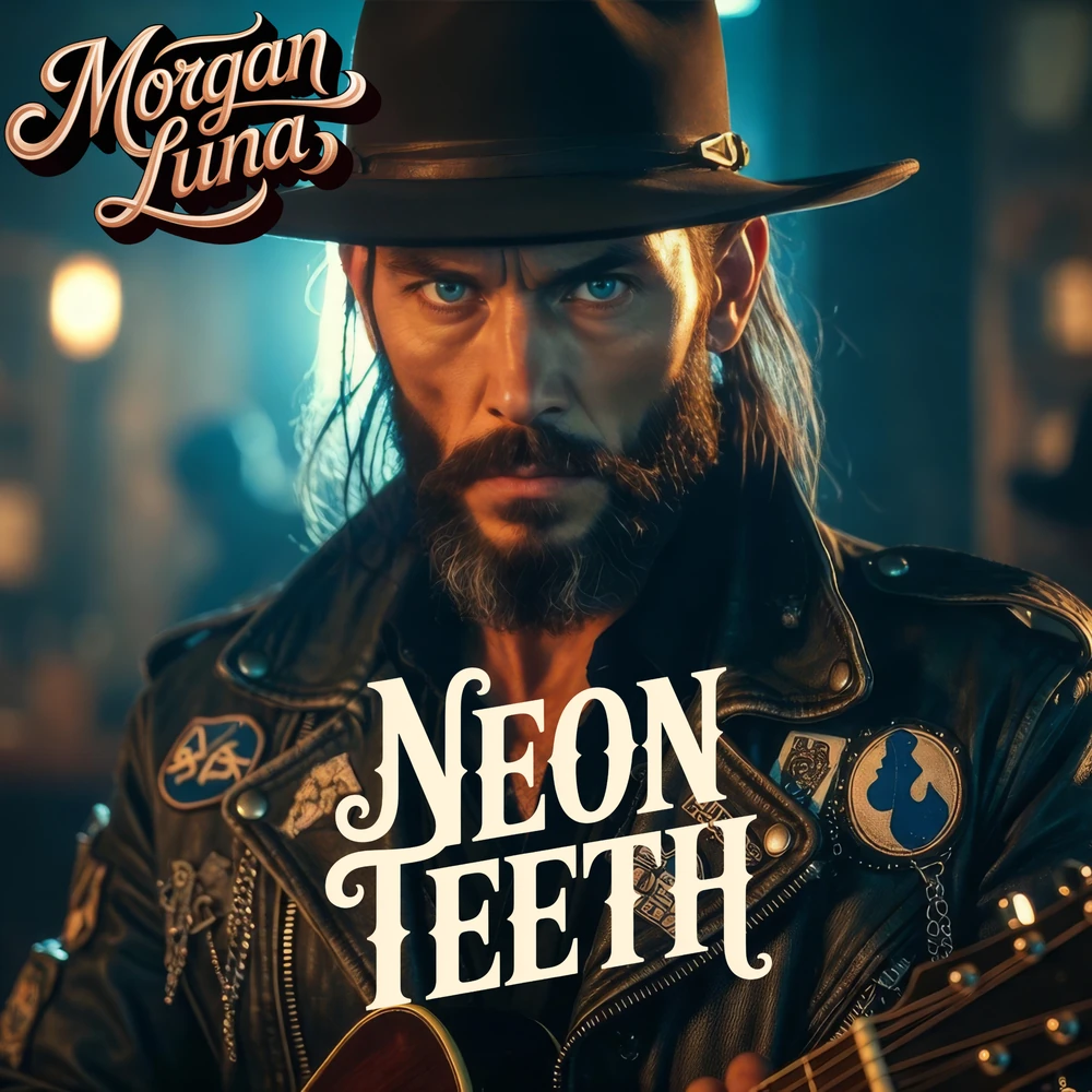 Neon Teeth by Morgan Luna album cover